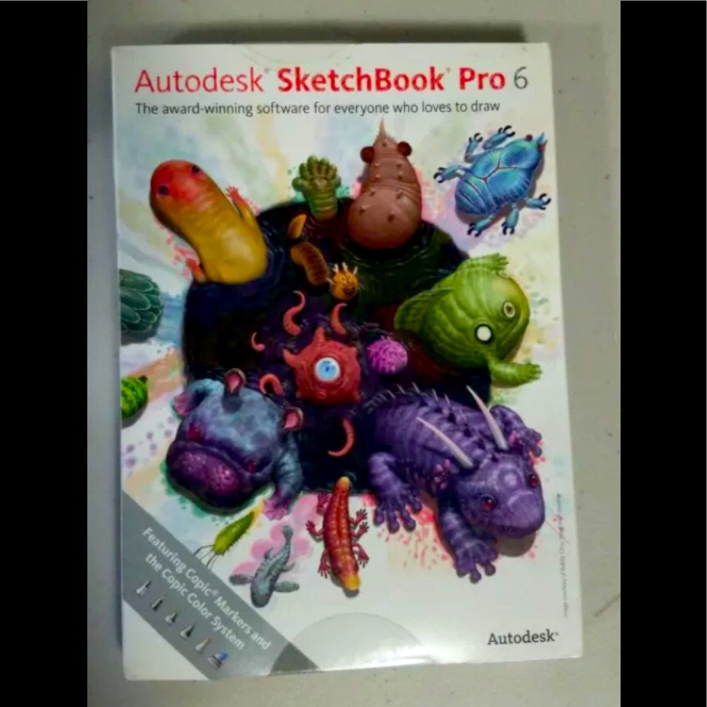 *3/$20* AUTODESK SKETCHBOOK PRO 6 FOR PC & MAC. #722E1AH511B1001 NEW & SEALED.